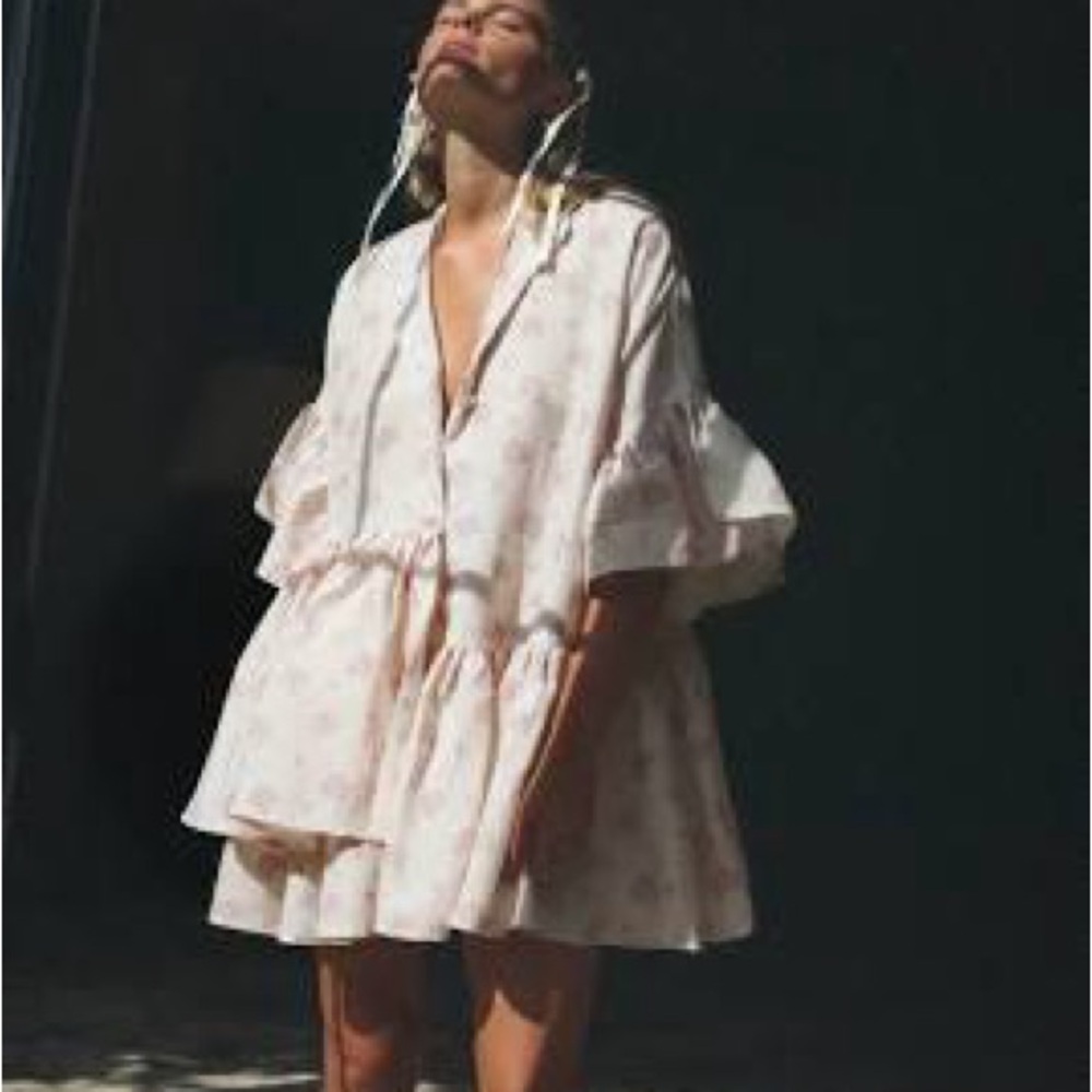 Morton Mac Tilda Smock Dress Petite - Picture 3 of 4